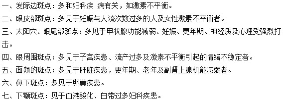 雀斑生長的不同部位與身體健康之間有什么關(guān)系？