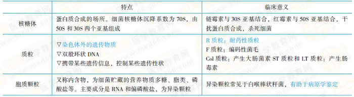 細菌細胞結(jié)構(gòu)的醫(yī)學(xué)意義